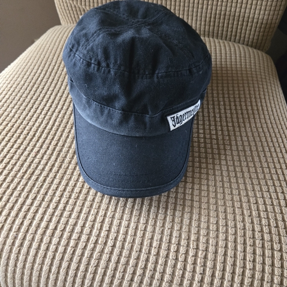 Jagermeister Logo Black Military Cadet Adjustable Hat Light Wear - Picture 4 of 5